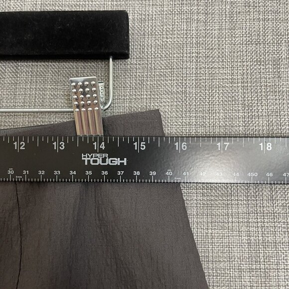 THEORY Skirt Womens 10 Grey High Waist Greystone Texture Stretch Miniskirt New - Picture 10 of 12